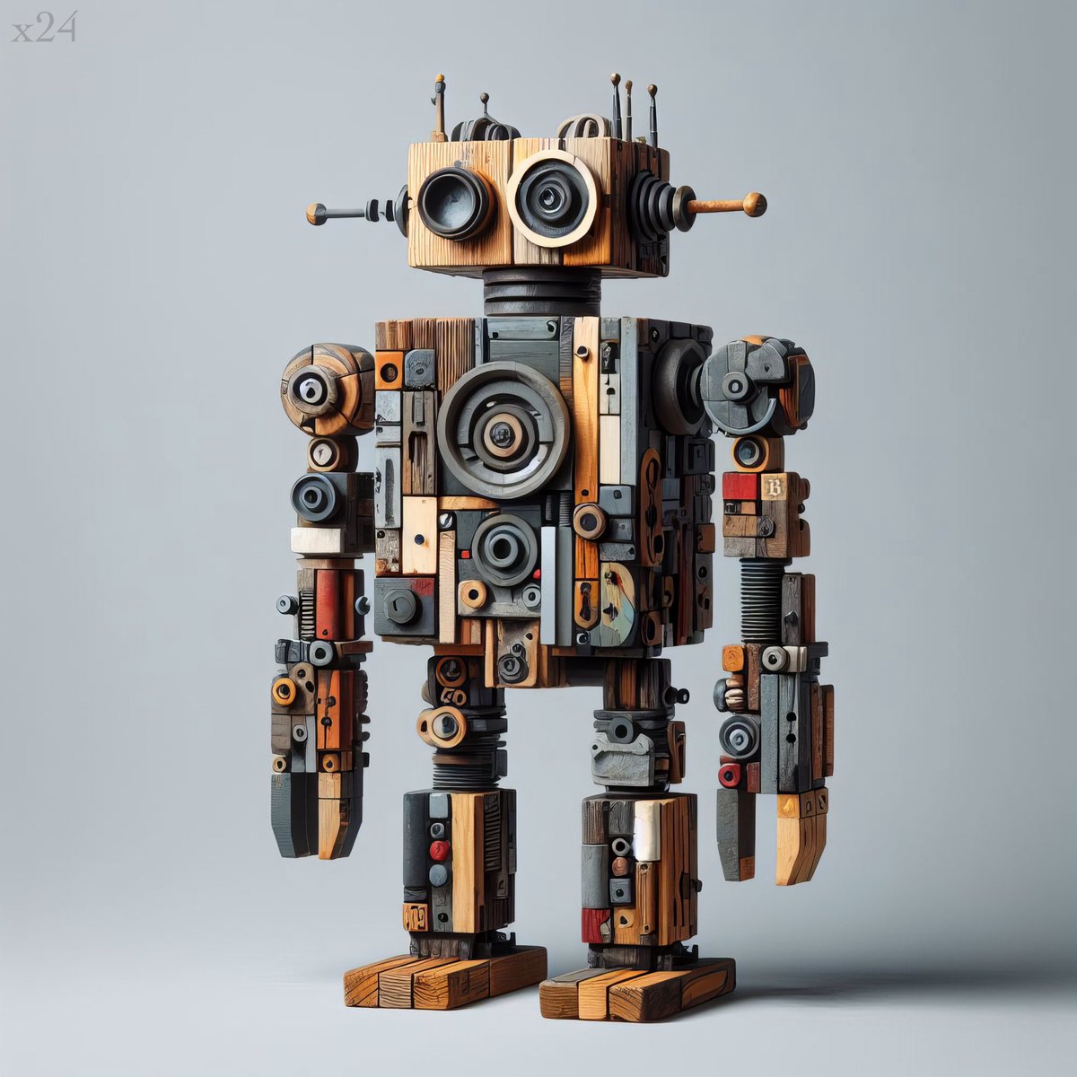 ObscureX24's tweet image. Robot friendly. 🤖🛠️💡🔋
#robot #robotfriendly #ai #aiart #aiartwork #aiartcommunity #art #artdaily #artoftheday #artist #digitalart #digitalartist #robotart #robotics #obscure #obscureart #obscure24