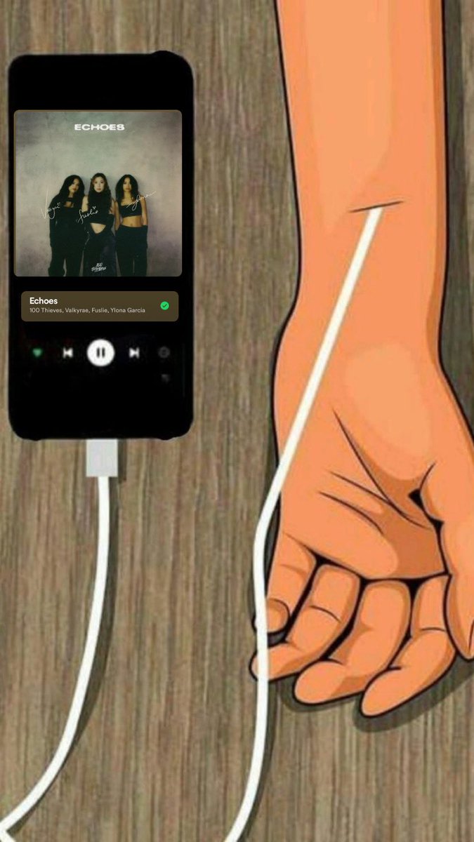 coyelizabeth5's tweet photo. anyone when they listen to Echoes:

.@Valkyrae .@ylona_garcia https://t.co/vk4AQ5FQwM