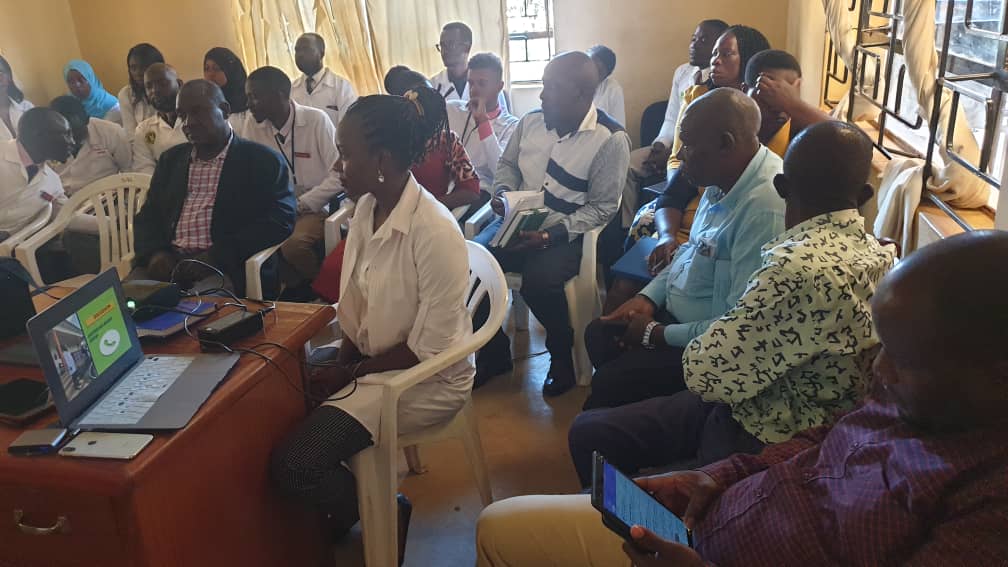 KingCeasorUni's tweet image. 🎓 Exciting day as our MBChB 4.2 students showcase their COBERMS report to Mukono District Health Management at the boardroom of the District Health Officer! 🏥📊 #HealthcareLeaders #ResearchInAction #MukonoDistrict #kingceasoruniversity
