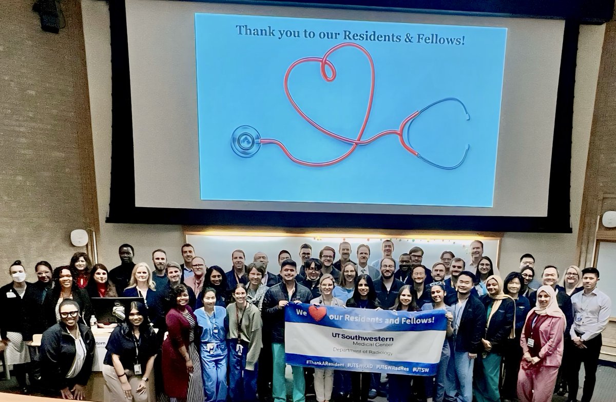 Happy #ThankAResidentDay ! This day is dedicated to showing our appreciation of our incredible residents, who give their all every day to provide #medical care for our patients.#radiologylife #radiologystudent #radiologyservices #radiologyeducation #radiologydepartment