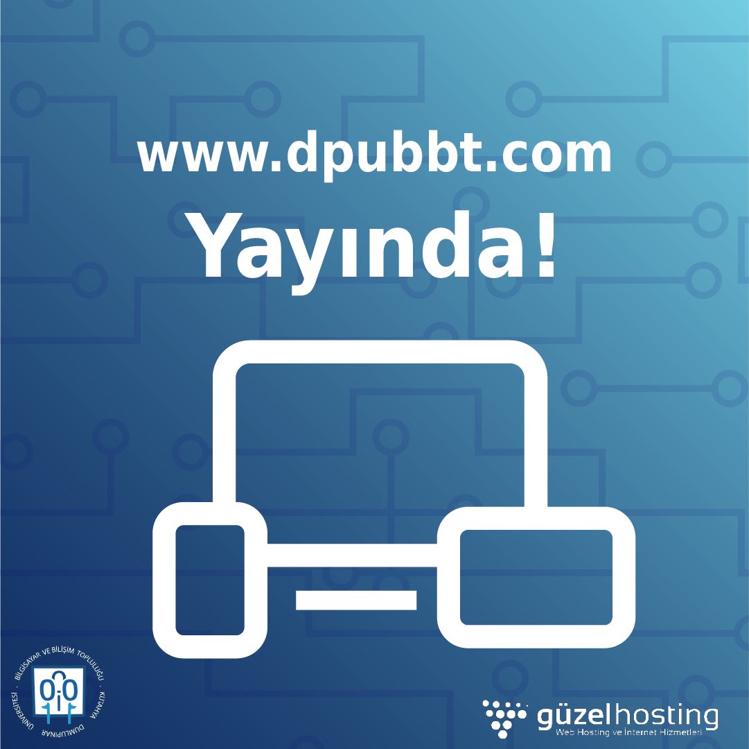 dpubbt43's tweet photo. 🎉 Heyecanla duyuruyoruz! Topluluğumuzun yeni web sitesi artık yayında!
❗️Bu önemli adımda, altyapı sponsorluğu için GüzelHosting'e kalbimizden teşekkür ediyoruz. 🙌
💻Yeni web sitemizi keşfetmek ve topluluğumuzun bir parçası olmak için  https://t.co/gfJ4YS6keh ‘dan bize katılın. https://t.co/kNByXZ28D2