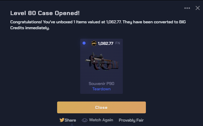 seancyr99's tweet photo. @csgobig My level 80!! https://t.co/GEHOeBDxyF