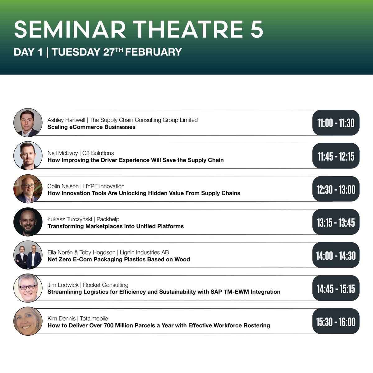 EcommPackaging's tweet photo. Our day two speakers are ready to step foot onto the stage! ⏰🎉

Here is a quick reminder of our day two speakers who will shortly step onto the stage to provide you with a day full of inspiring seminar sessions!

Take a look at todays speakers!

#EPLUK24 #Packaging #Labelling https://t.co/nql9YwEltn