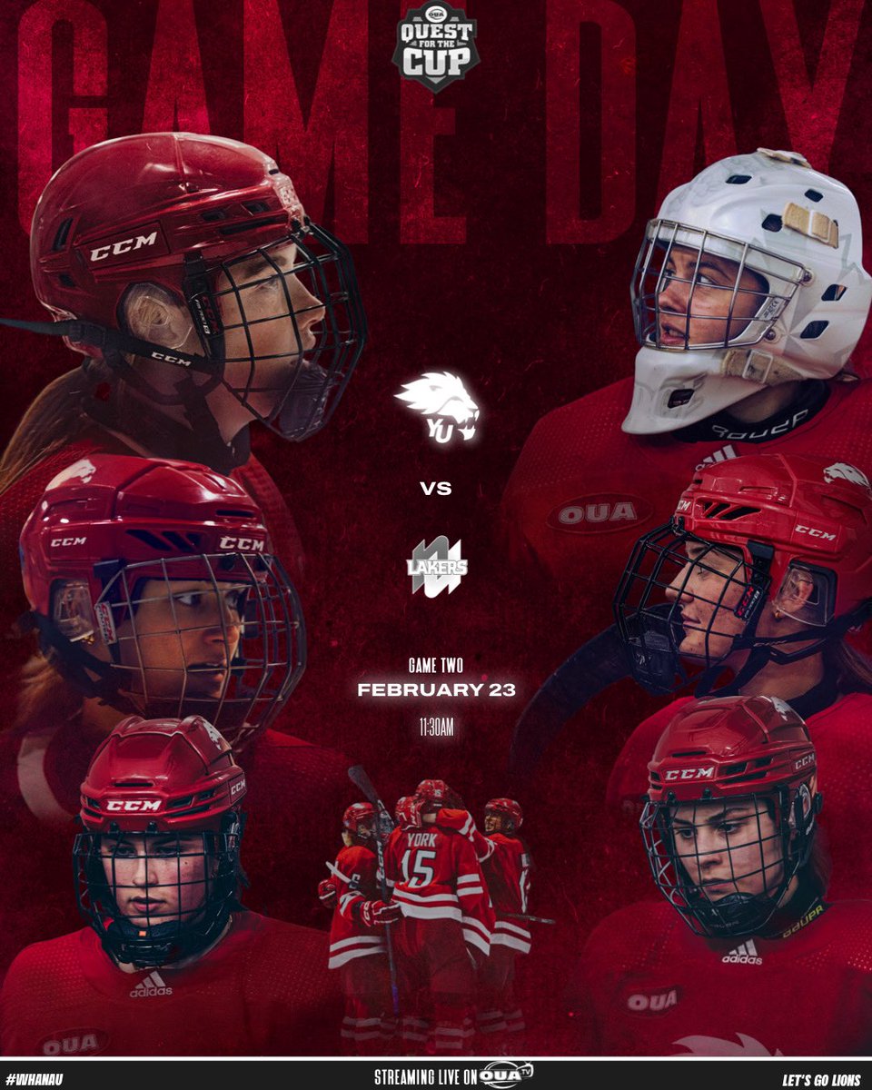 WhkyYork's tweet photo. Playoff GAMEDAY!!!
🦁🐾🏒 https://t.co/hOUAV4j9jd