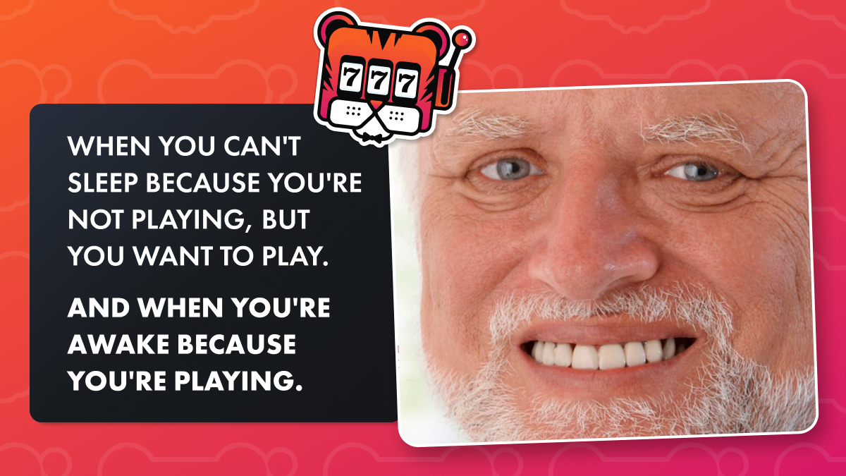 bittiger_io's tweet photo. When you can't sleep because you're not playing, but you want to.
And when you're awake because you're playing.

#BITTIGER https://t.co/HswAsyrGaG