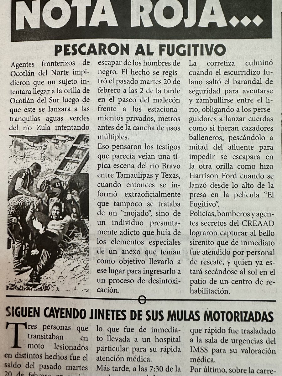 andy_garciago's tweet photo. @Trafico_ZMG La nota que salió en el periódico es una joya https://t.co/Mv6oEy8YAL