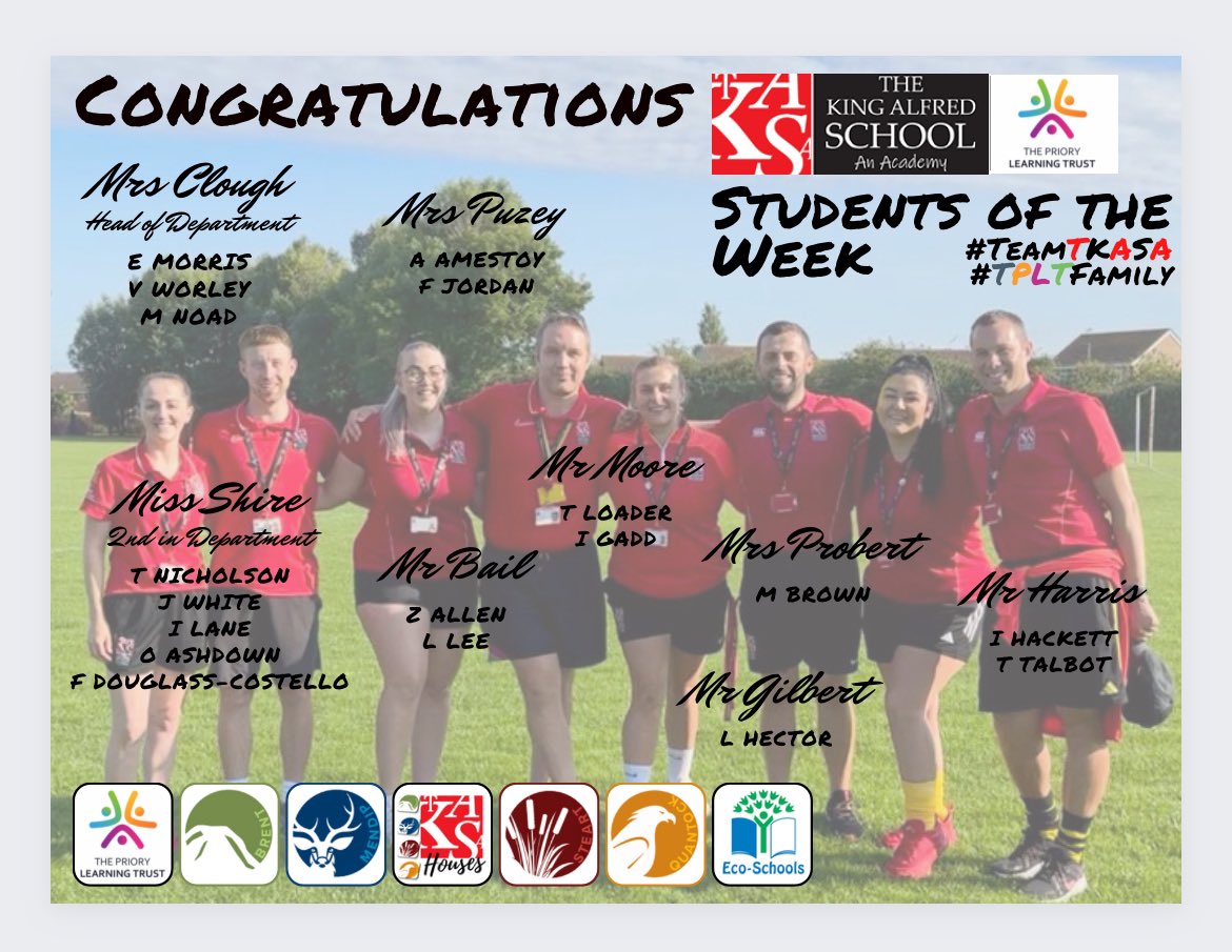 TKASA_PE's tweet photo. #StudentsoftheWeek https://t.co/KXxZe0YNXP