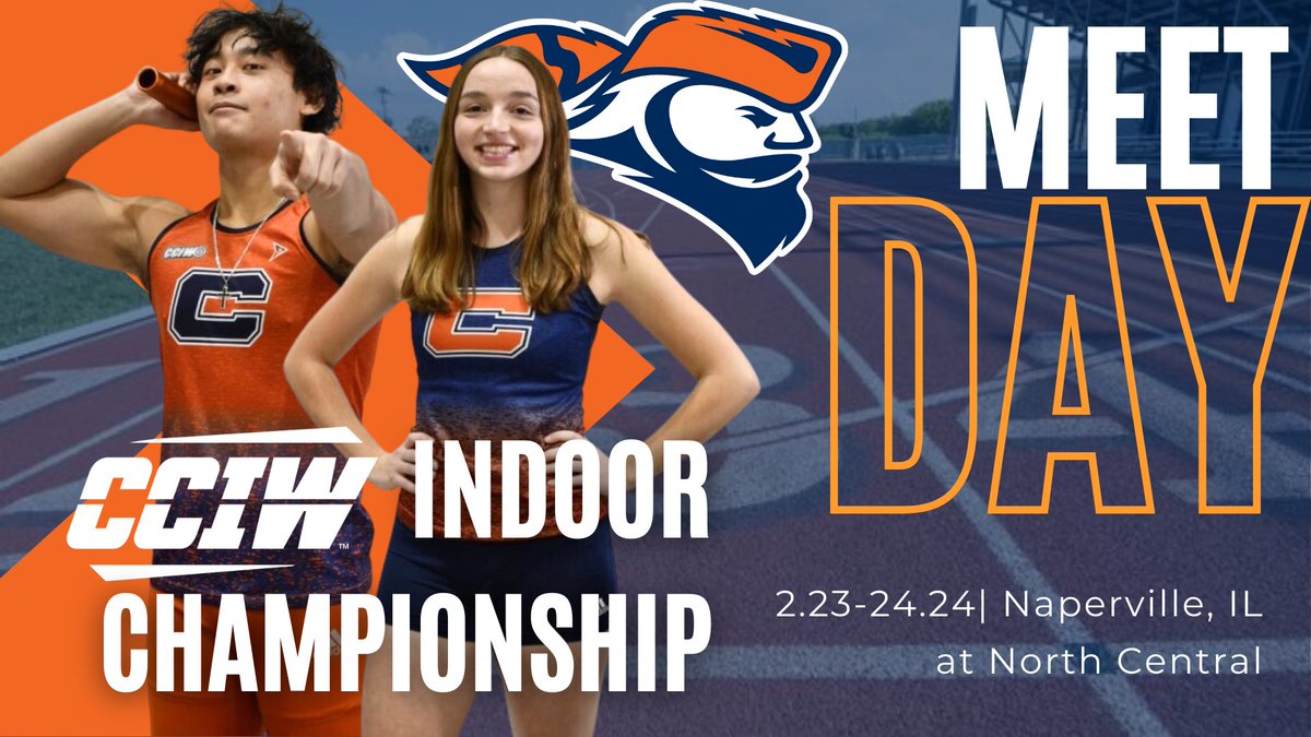 pio_athletics's tweet photo. #MeetDay @pioCUtrackCross travels to Naperville, Ill. for Day 1 of the CCIW Indoor Championships at North Central College! Live-stream events begin at 1p.m., starting with Long Jump.
#GoPios
FOLLOW ALONG
📺 - https://t.co/SyDhBP8eJb
📊 - https://t.co/DpgyXhHdyN https://t.co/Hv5XTB7VXK