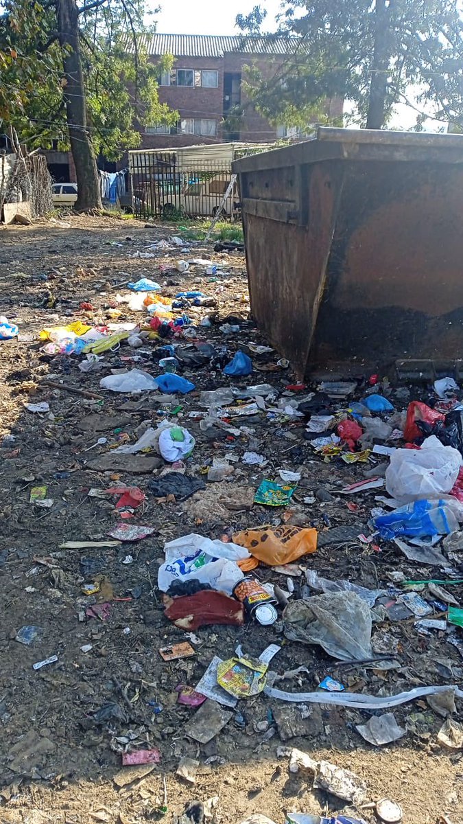 ♦️In Pictures ♦️ The cleaning took place in Thembisa, Vusimusi, next to the car wash. Residents are encouraged to make use of skip bins provided because littering around the bins exacerbates the situation and put strain on resources that could be used elsewhere.