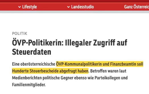 Stasimethoden der @volkspartei! Diese 'Familie' ist eine Gefahr für die österreichische Demokratie!