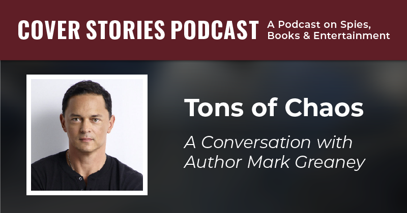 thecipherbrief's tweet image. A NEW COVER STORIES PODCAST

Best-selling NYT author @MarkGreaneyBook returns for his third appearance on a #CipherBrief podcast – this time to mark the publication of his latest novel The Chaos Agent which is the latest in his “Gray Man” series. In the new novel ,Greaney mines