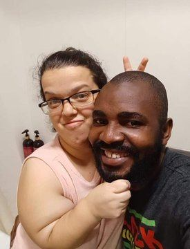 VvcWatch's tweet photo. Charming images capture the bond between a Nigerian man and his American wife, whose love story blossomed through their meeting on X. https://t.co/4znyLvgEkp