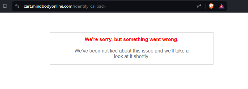 RyanElston's tweet photo. @mindbody hey guys, your app is broken. Its just been 500s trying to sign in for a few days now. https://t.co/8zfi8gkqIC