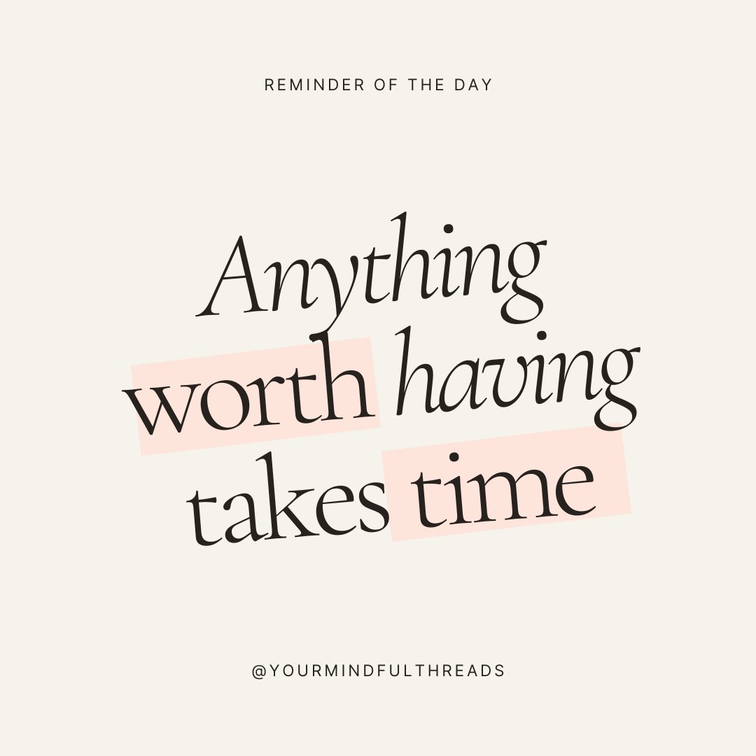 mindfulthread's tweet image. Absolutely love this quote! It's a powerful reminder that patience and perseverance are key ingredients in achieving our goals. Let's trust the process and keep moving forward!
.
.
Your Mindful Threads: yourmindfulthreads.com/collections/all
.
.
#PatiencePaysOff #yourmindfulthreads