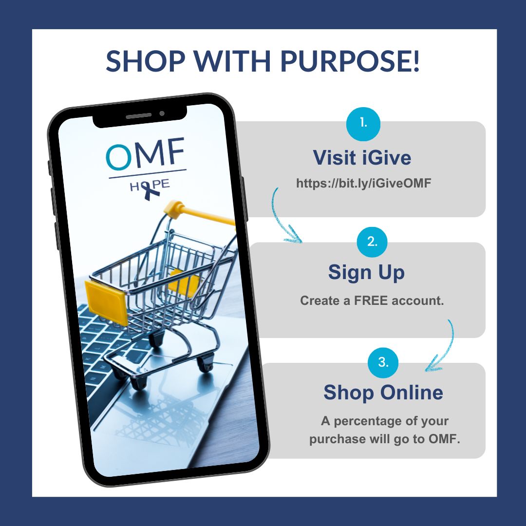 🛍️ Shop with Purpose! AmazonSmile may have ended, but you can still support OMF while you shop using #iGive! Shop online at 2,000+ stores, and a percentage of your purchase will go to #OMF.

Learn more and sign up today 👉 ow.ly/Abzk50QGfpg.

#pwME #MECFS #LongCOVID
