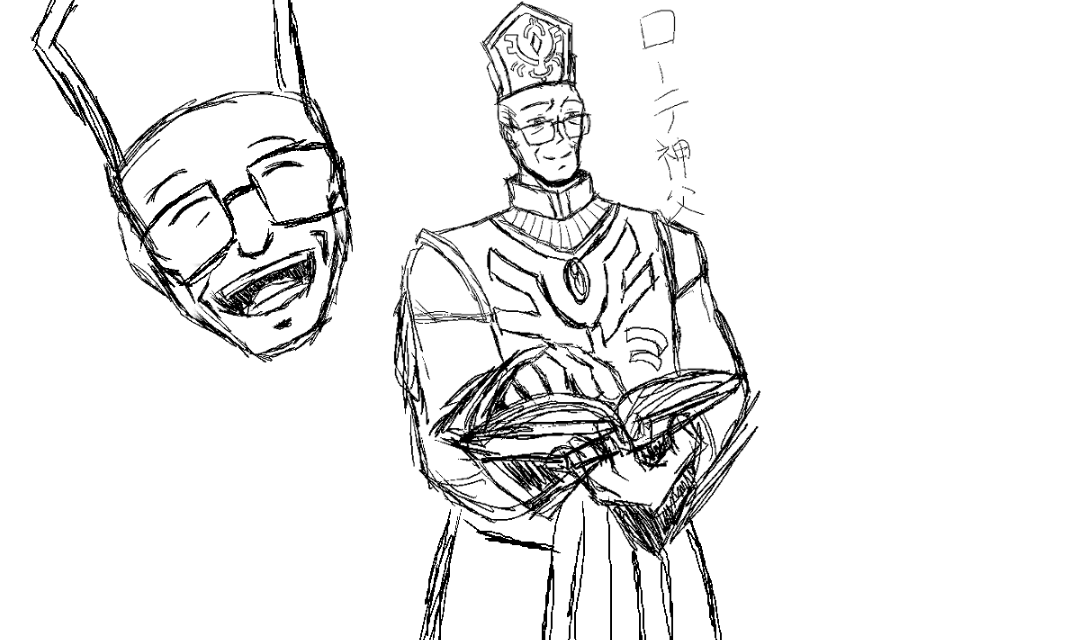 創作漫画の新規原画が遂に完成出来たドン！
今度はヴァルデン王国の国王陛下・王子様・ローテ神父・そしてオムニアスの心を弄んでいる主の悪役アルテナ！
#創作漫画 #mangaart