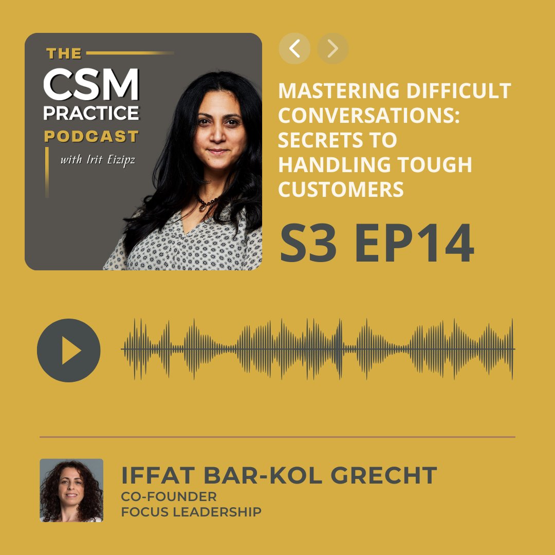CsmPractice's tweet image. Excited to share a podcast episode on mastering communication in customer success! 🚀 Unlock the secrets to establish safety, build trust, and strategize for better outcomes. 

Don&apos;t miss it! 🎧 loom.ly/TfTPqIg

#customersuccess  #csmpractice #conversation