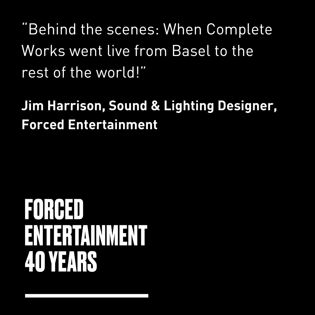ForcedEnts's tweet photo. Another memory from #FECompleteWorks, this time from @BigJimLD with a layered view of performance on stage and monitor.

#FERecall #FE40 #FECompleteWorks https://t.co/IQCdEQfy0v