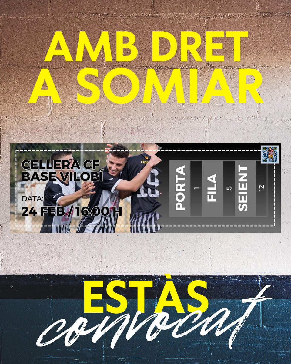 PARTIT IMPORTANT |
Demà a la tarda, important partit entre els primers classificats de la taula, el Cellera és l'únic equip que ha aconseguit guanyar-los!
Sí repetim victòria escurçarem les diferències de punts i la Lliga es posarà molt interessant.
SOM-HI!! ⚫⚪
#somindius