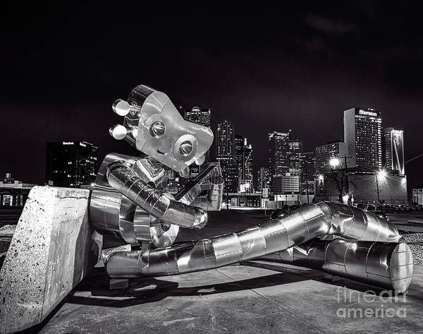 Dallas Banjo Playing Traveling Man BW t2m.io/UnaG6spG #DallasTX #DallasArt #DFW #DeepEllum #BlackandWhite #TravelingManSeries @CultureMapDAL #buyart #AYearForArt #design #homedecor #wallart #artforsale #DowntownDallas #DallasSkyline #ArtSculpture t2m.io/F9Xym5XJ