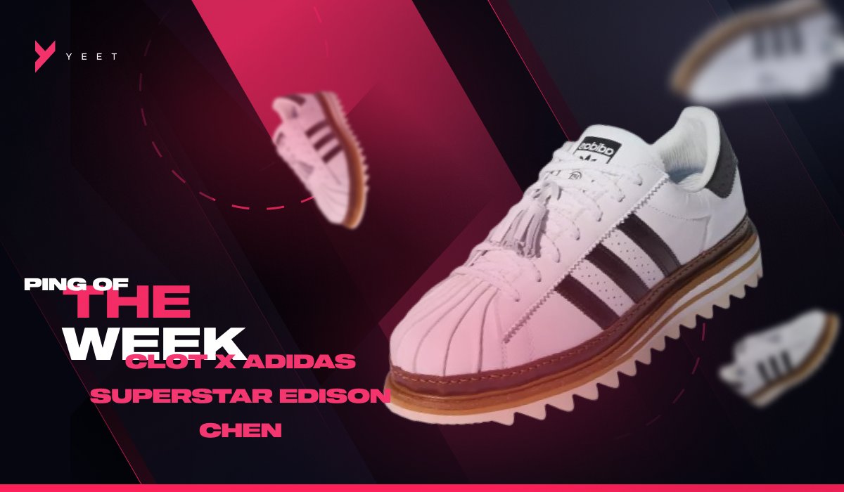 Today is Sunday and it only means one thing.. It's ping of the week!👑 This week the Adidas x CLOT Superstar dropped via SivasDeScalzo monitor. The speed's monitor allowed users to easily cop this iconic product!🔥 Wish to upgrade your monitors? Join Yeet! Link in bio!💚