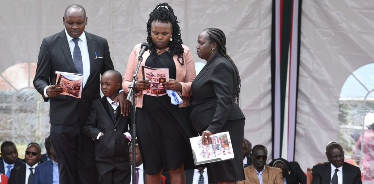 NationAfrica's tweet photo. ‘I will still make my wedding vows without my husband’ Kiptum widow 
https://t.co/KYQqi385Ci #KiptumsFinalRun https://t.co/Xdj8yyiaQa