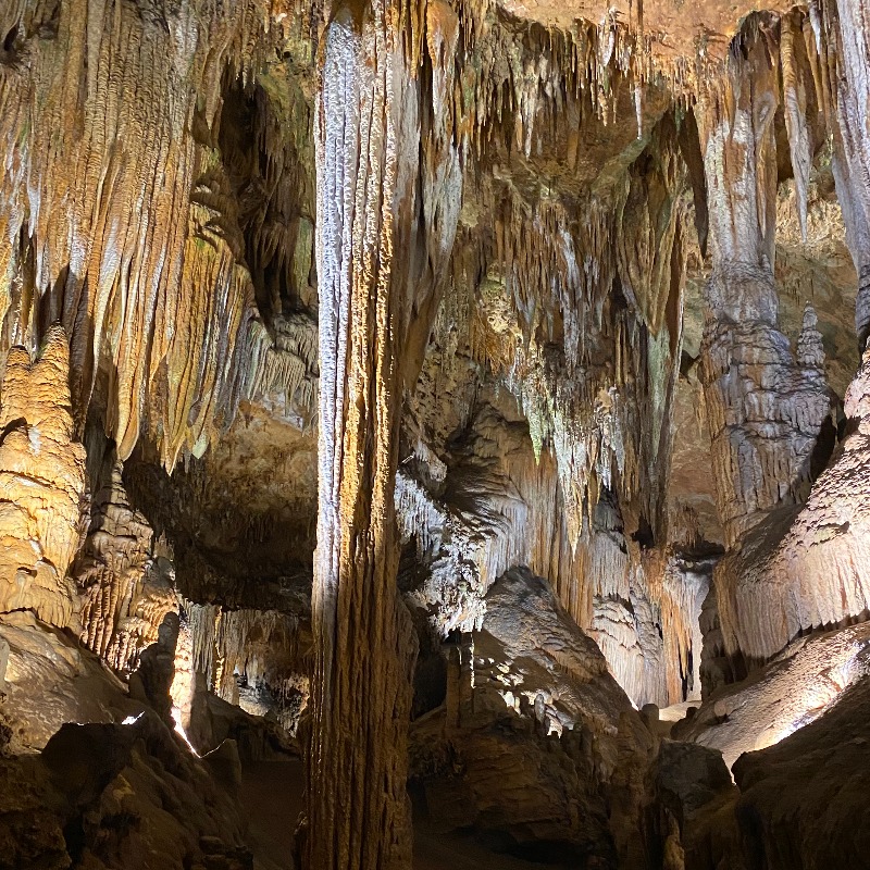 Did you know that what you’re looking at is royalty? 👑 Yes friends, this here is the Princess Column formation! 🏰 Drop by and pose with Her Highness on your next visit to Luray Caverns. #FormationFriday