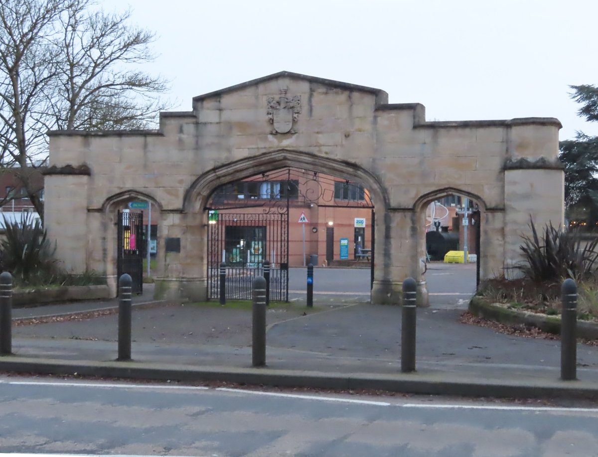 This gateway to #Loughborough College was built and gifted anonymously in 1933 by William Bastard, chair of governors in 1934 & 1936. The identity of the donor was not revealed until 1937, after his death, when a plaque was unveiled and they became known as the Bastard Gates.