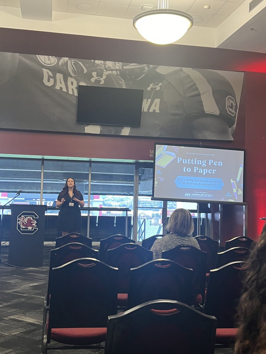 GamecockAEC's tweet photo. Breakout Session 1-
A: Preserving Academic Integrity in Written Assignments 
B: PERMA approach to Integrity &amp; Academic Success for Student-Athletes https://t.co/1saei1XbwJ