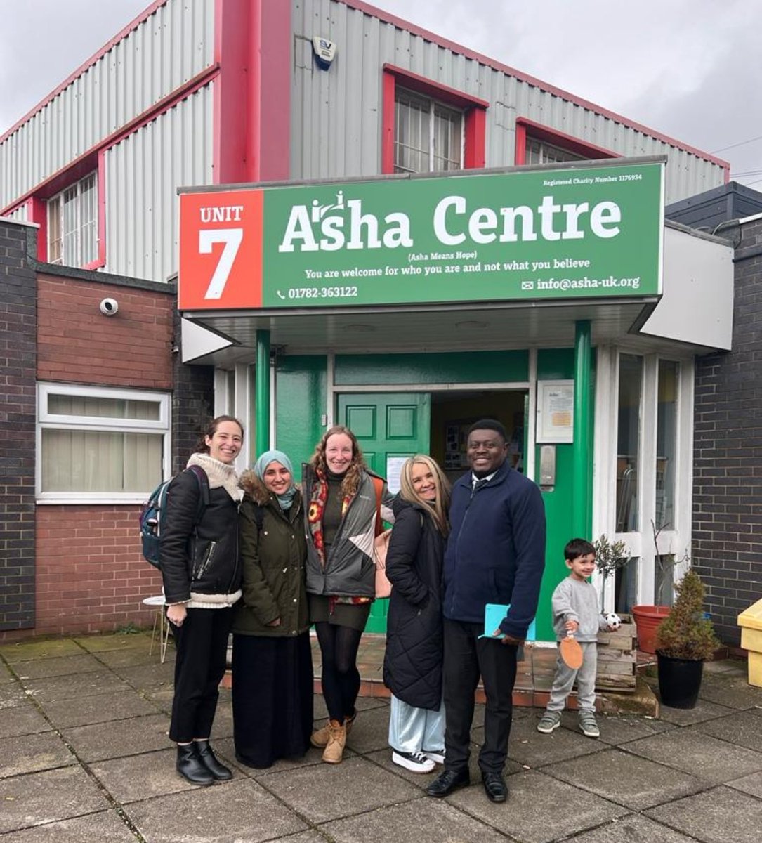 What a successful day today ! Doing research with @BritishRedCross and @StGeorgesUni in Stoke-on-Trent. Barriers accessing healthcare amongst sanctuary seekers @VOICESNetworkUK @sal_hargreaves