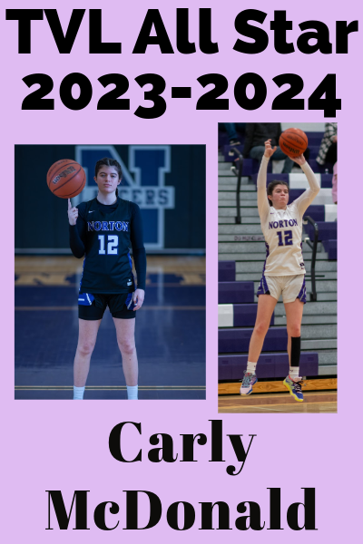 nortongirlsbb's tweet photo. Congratulations to junior Carly McDonald for being recognized as a TVL All-Star for the second consecutive season. https://t.co/PD309I97ZM