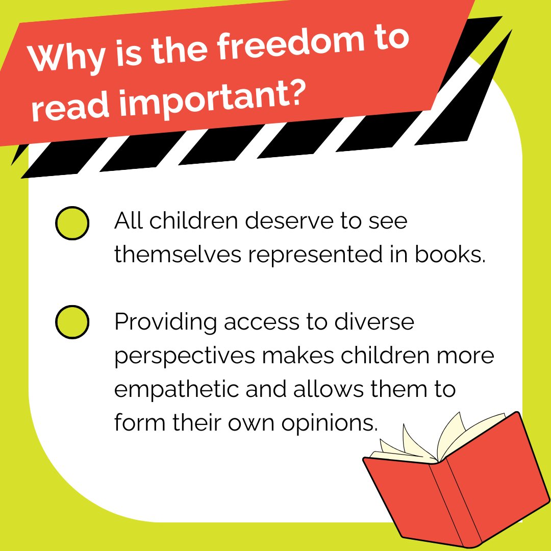 Did you know that book challenges are at an all-time high in Canada?
 
You can participate in #FreedomToReadWeek by:
- Reading a banned book
- Attending our Freedom to Read Storytime this Saturday, February 24 at 11:15AM.
 
#freedomtoreadweek2024 #intellectualfreedom #bannedbooks