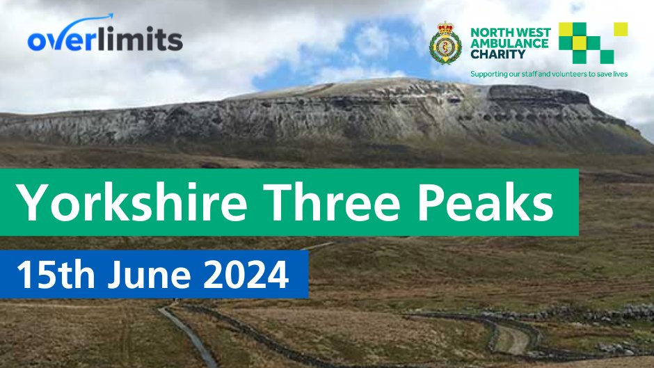 Could you conquer the Yorkshire Three Peaks challenge in 2024? Our epic trek is back for another year and we'd love for you to join us! 🟢Entry fee - £25 🟢Minimum sponsorship - £100 (Registration fee refundable if over £275 raised) Sign up here trybooking.com/uk/CZIV