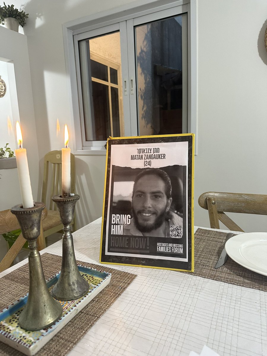 tamaredunet's tweet photo. Today we are hosting #Matanzangauker for our Friday dinner. Hoping and praying for his safe return with the other hostages.#bringthemhome
#standwithIsrael https://t.co/yHGR6VyA4K