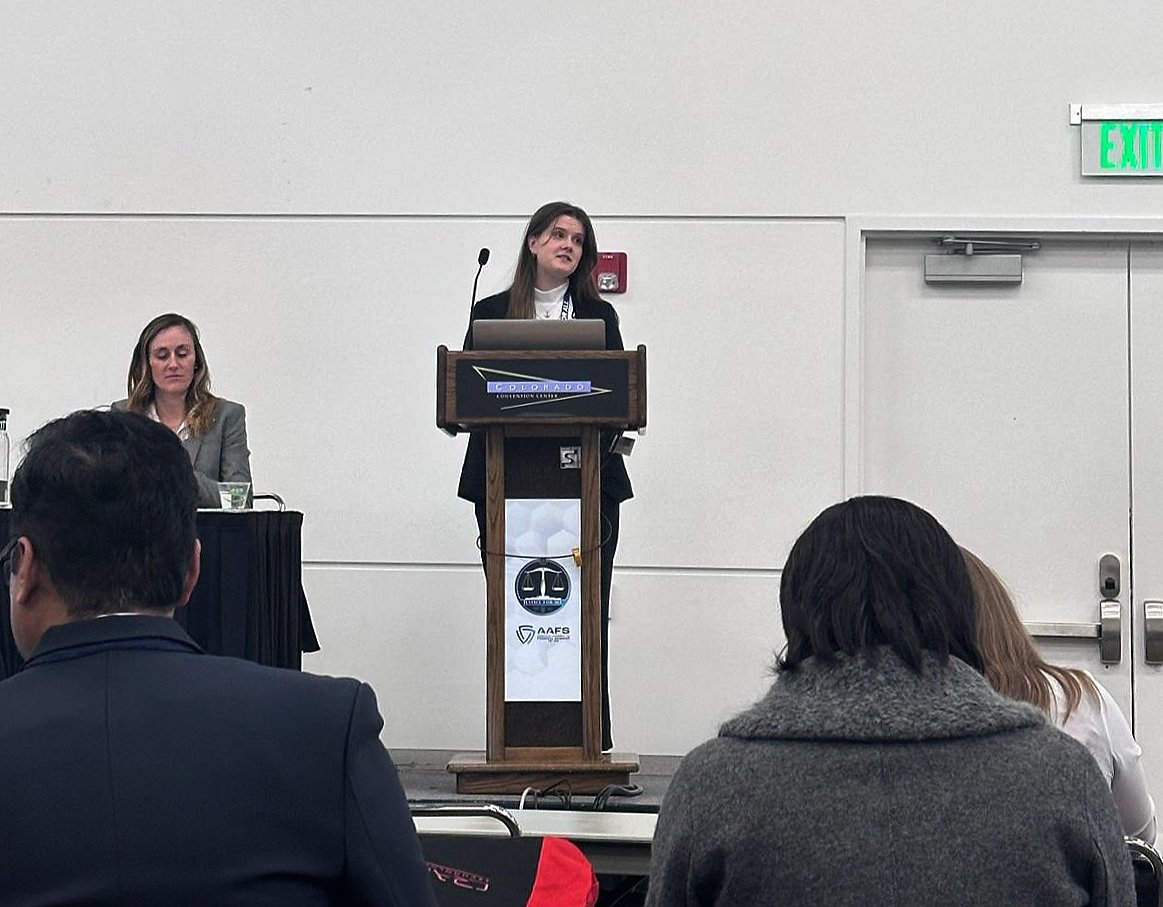 NMantl's tweet photo. It was a pleasure to be able to be at #AAFS2024 this year and present my research on decision-making in forensic anthropology.

And thank you to all of you in the audience who took an interest in participating in my study. 

@UCLCrimeScience @UCLForensicSci @The_AAFS https://t.co/ZIzlQ9pXsk