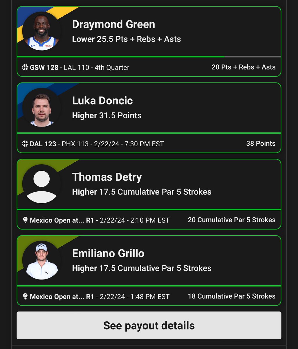ThePrinterPicks's tweet photo. WHAT A DAY TO BE IN PREMIUM🫡
WISH I COULD POST MORE THAN 4 PICTURES ON HERE BUT THIS IS ONLY PART OF IT📈📈
JOIN THE DISCORD AND START YOUR FREE TRIAL NOW‼️ https://t.co/W21gxEjYkf
#PrizePicks #prizepicklocks #underdog #NBA #nbabets #pga #Discor https://t.co/777DwlfroG