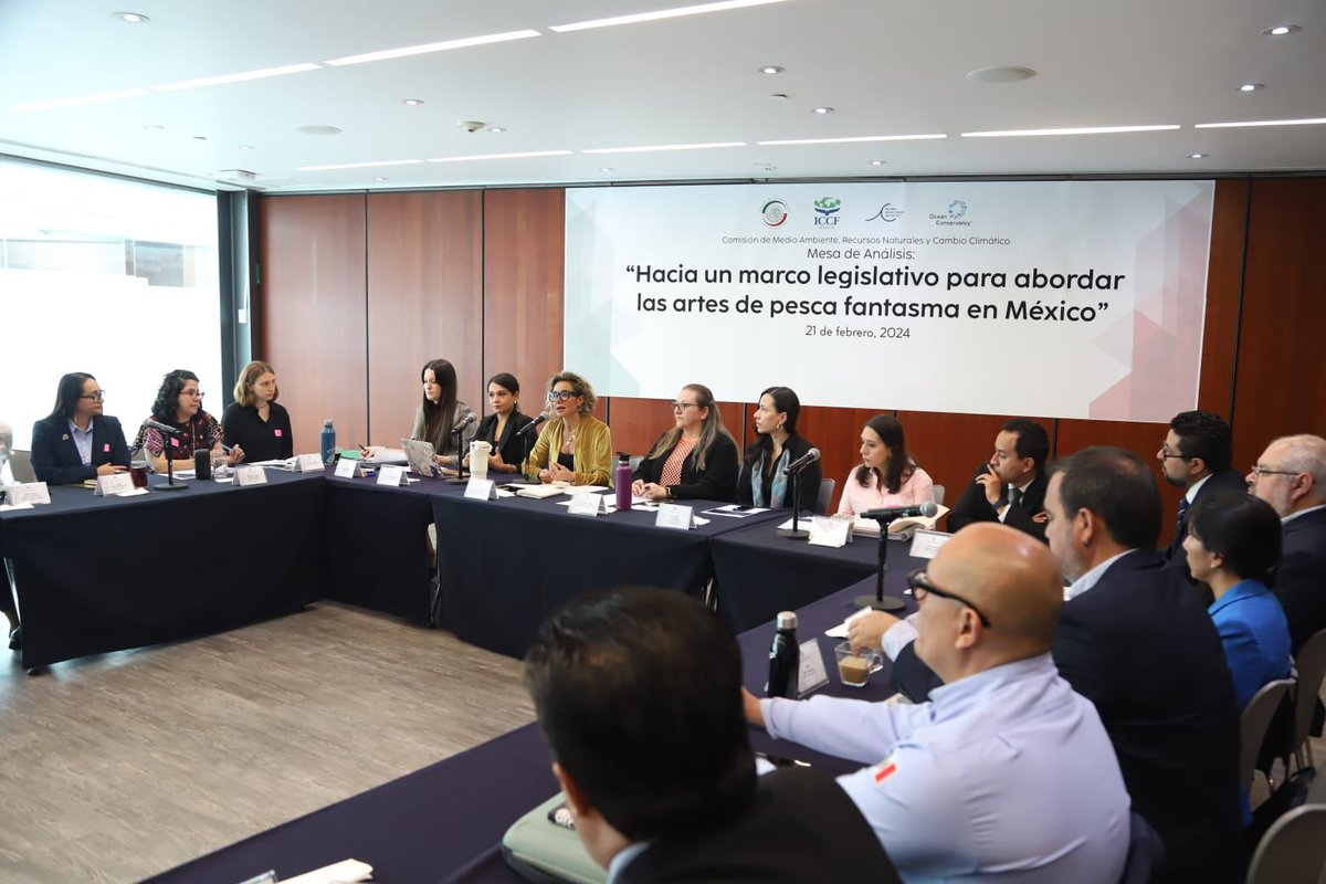 With Senators @RaulBCCue and @alelagunes and with the support of ICCF Mexico and @OurOcean, the Mexican Ocean Caucus carried out the briefing “Tackling ghost gears through legislation.” We thank the representatives from government and civil society who participated.