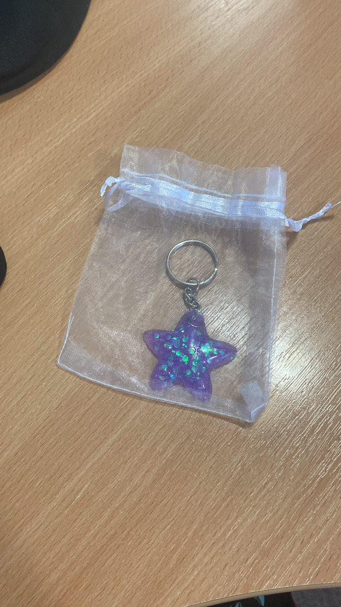 Such a lovely thank you from our first year student OT. Leaving her placement and made everyone a key ring with lots of compliments and chocolates for the team. 🥰 
#ThankYou 
#SupportingTheNextGeneration 
#StudentOT 
#BoltonMATs 
@GMMH_NHS