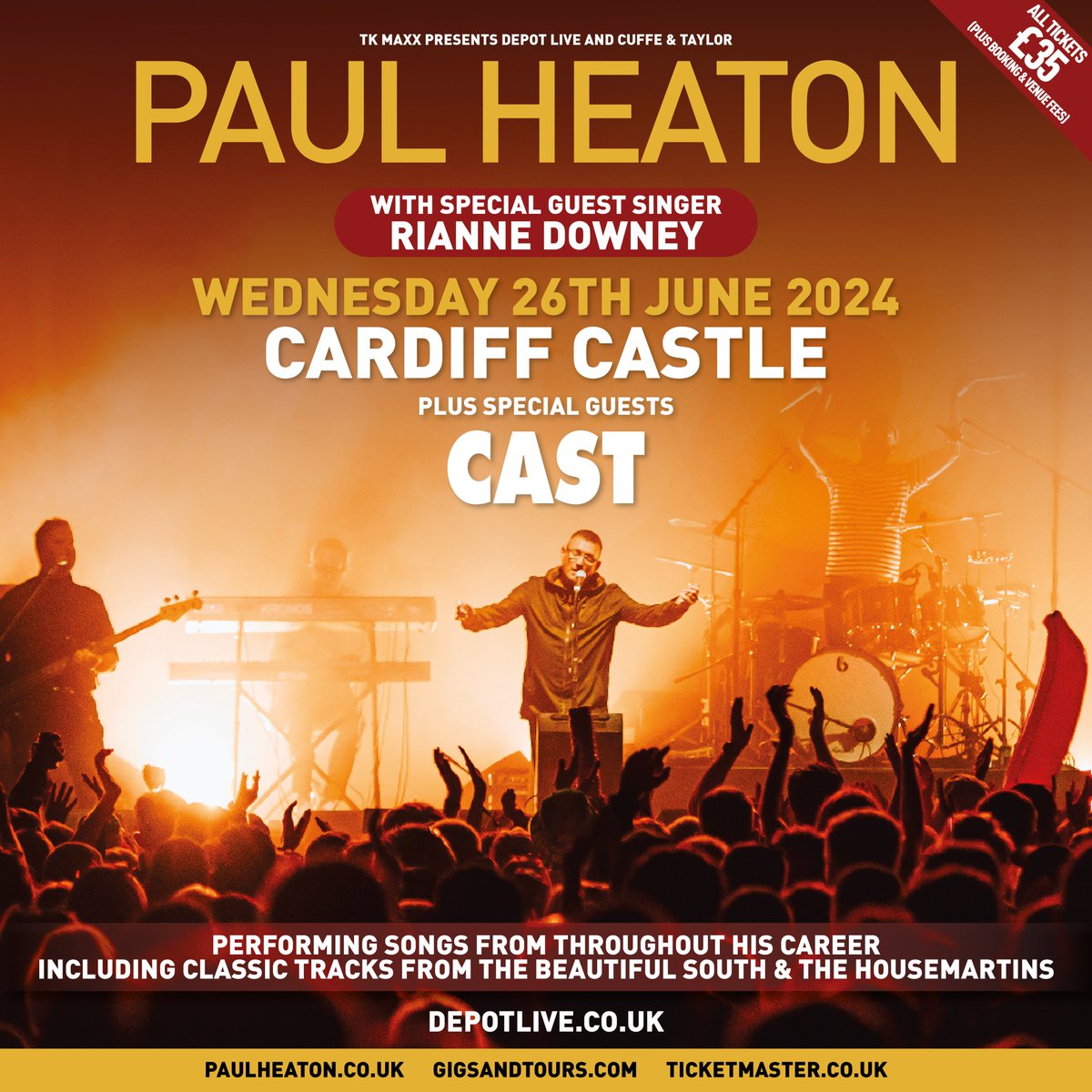We're looking forward to joining the one and only @PaulHeatonSolo in Cardiff this June! Tickets are on sale now: ticketmaster.co.uk/event/1F00602A…