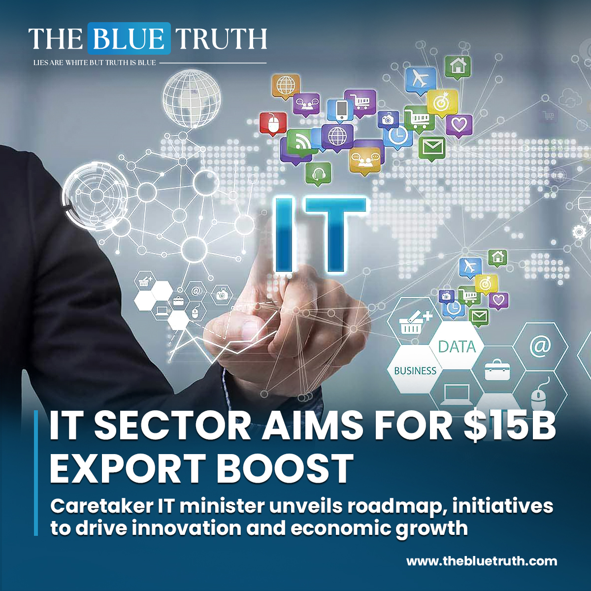 Caretaker IT Minister Dr Umar Saif has unveiled a comprehensive roadmap aimed at achieving a substantial target of $15 billion in IT exports to bolster Pakistan's economy.
#ITExports #PakistanEconomy #UmarSaif #CaretakerMinister  #TrainingProgram #StartupFund #tbt #thebluetruth