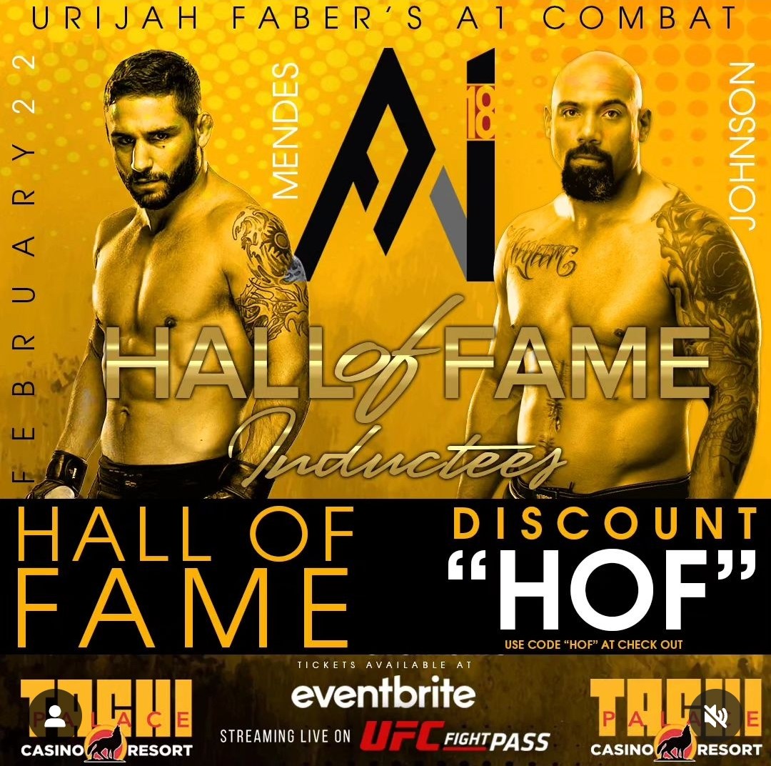 Congratulations to @chadmendes and @LavarJohnson, as they were both inducted into the @Tachipalace HOF last night at @A1combat #18 
@UrijahFaber
#mma #MMATwitter #mmamadera #mmanews #boxingvitals