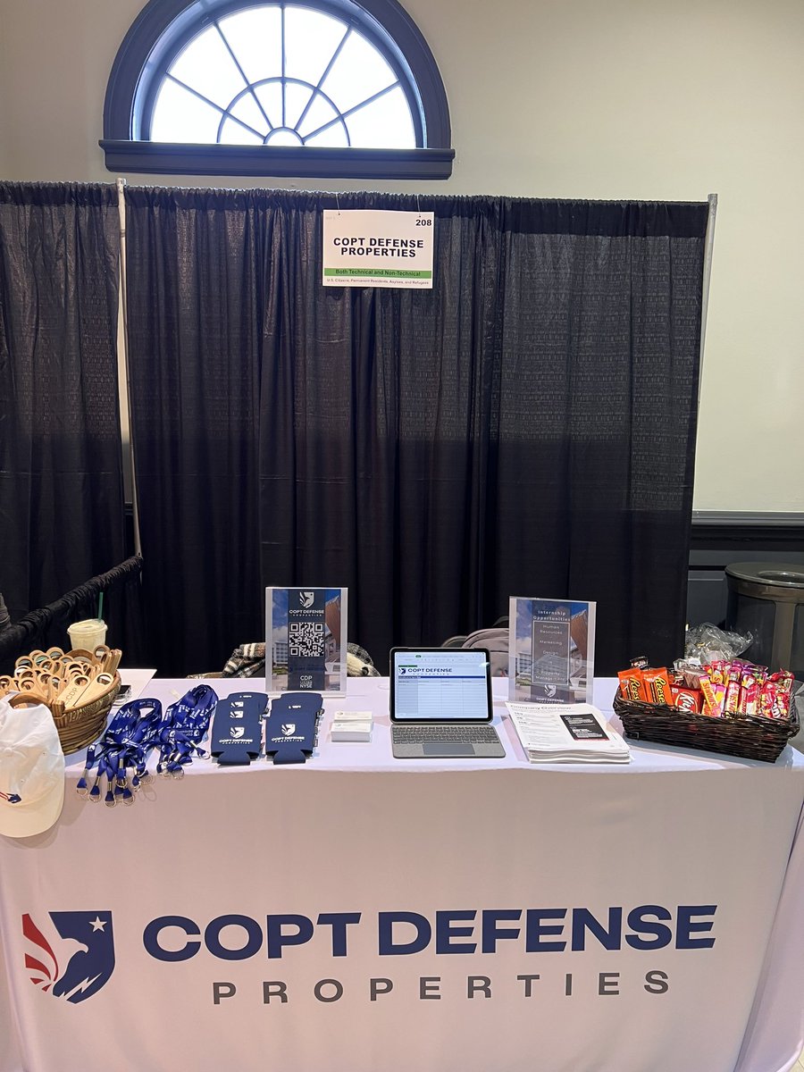 COPTCareers's tweet photo. Hello from University of Maryland ! We have a few team members from @COPTDefense attending UMD’s career fair - come on out and say hi! #UMD https://t.co/xm27opYXFu