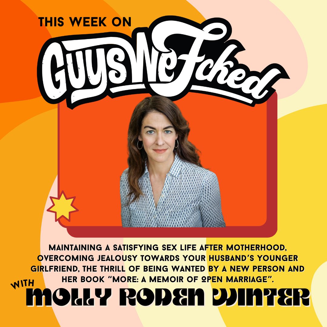 Guys We Fcked Podcast (@guyswefcked) on Twitter photo Today's episode is with author <a href="/mollyrwinter/">Molly Roden Winter</a> and her latest book, "More: A Memoir of Open Marriage"
Watch the full episode: youtu.be/Yb7YP8aTizw?si… or wherever you listen to podcasts! 🎧 Today's episode is with author <a href="/mollyrwinter/">Molly Roden Winter</a> and her latest book, "More: A Memoir of Open Marriage"
Watch the full episode: youtu.be/Yb7YP8aTizw?si… or wherever you listen to podcasts! 🎧