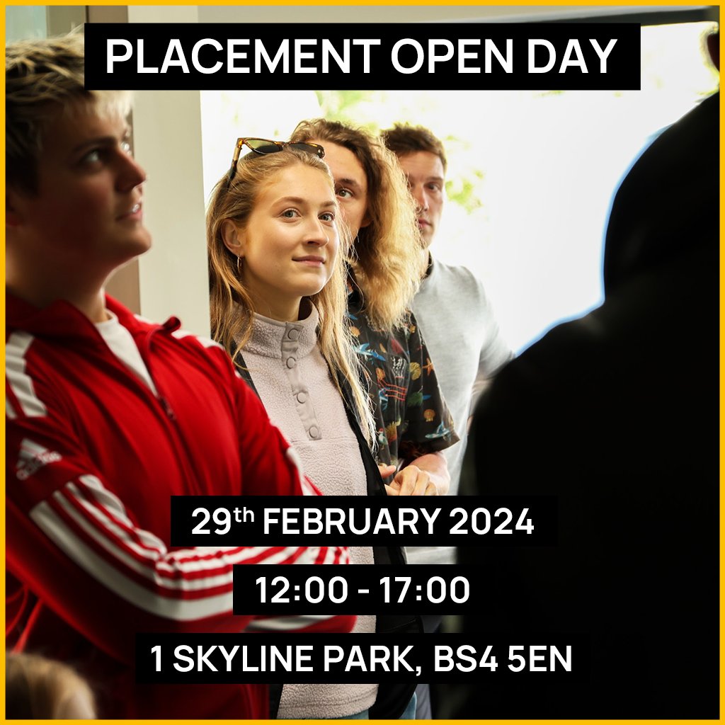 😮 FANCY A PLACEMENT IN EVENTS? ⚠️

On Friday the 29th we're having a placement open day here at the PYTCH HQ!
From 12 till 5pm our doors will be open for you to pop on round and see what we get up to!

#events #bristolevents #eventsplacements #eventsindustry #openday