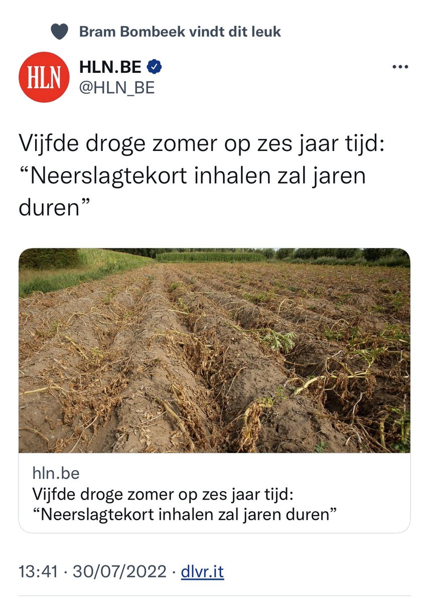 armandschrauwen's tweet image. Zouden we al ingehaald hebben? (Trouwens aardappelloof verdord door droogte!!! Hilarische journalistiek)