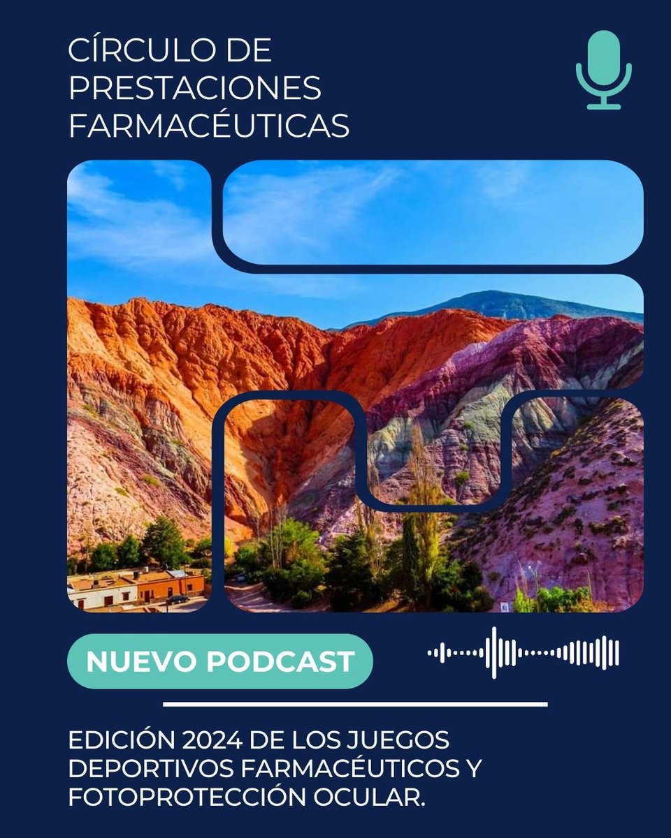 Circulofarm's tweet photo. 🎙️ ¡Bienvenidos al Podscat del Círculo de Prestaciones Farmacéuticas!

Hoy hablamos de la edición 2024 de los Juegos Deportivos Farmacéuticoas y Fotoprotección Ocular.

#Información #Cuidados #PodscatFarmacéutico 🎧🔆
https://t.co/6avap6soAr https://t.co/FWwzwP7PPg
