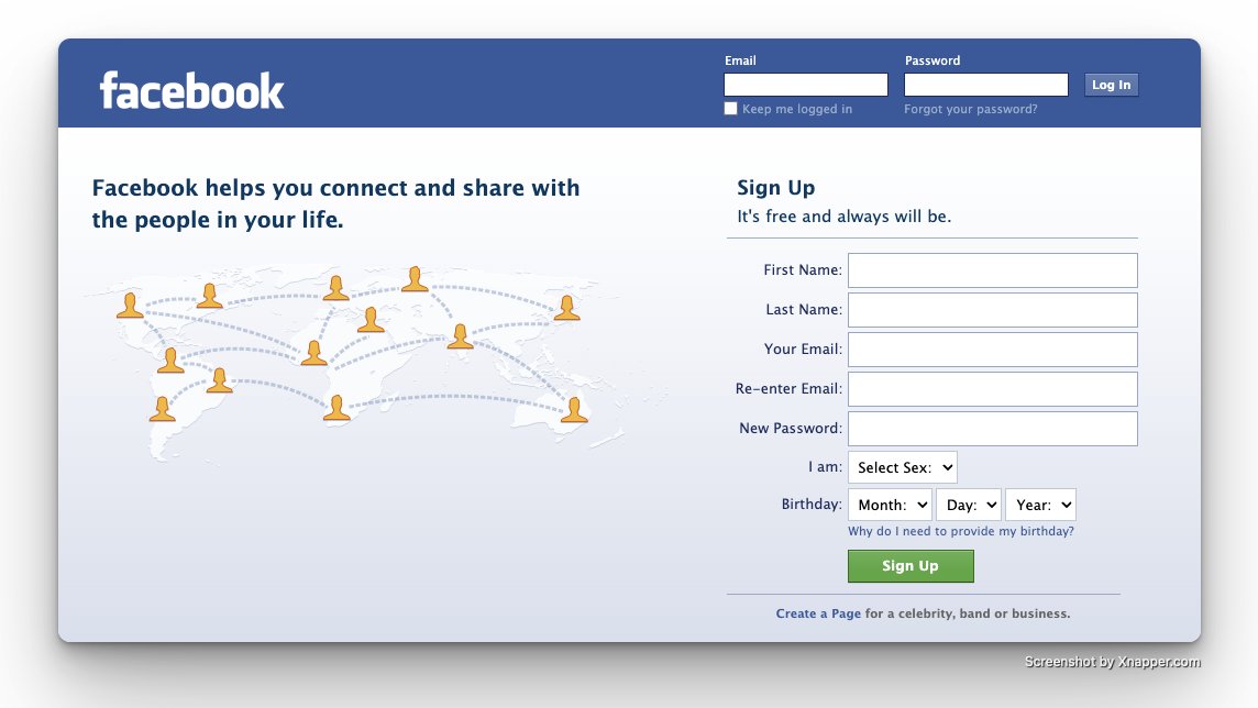 brought me back to 2011 when rumors spread Facebook is turning into a paid service, so big Facebook had to put "It's free and always will be" on the signup page
