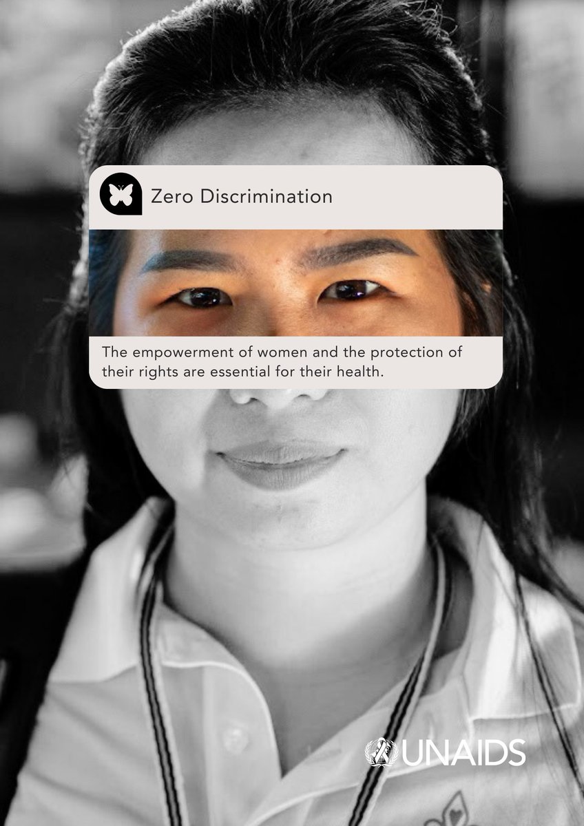 Discrimination based on gender identity and expression, sexual orientation, HIV status, health status or sex work is a human rights violation. We must protect everyone’s rights to protect everyone’s health. #ZeroDiscrimination