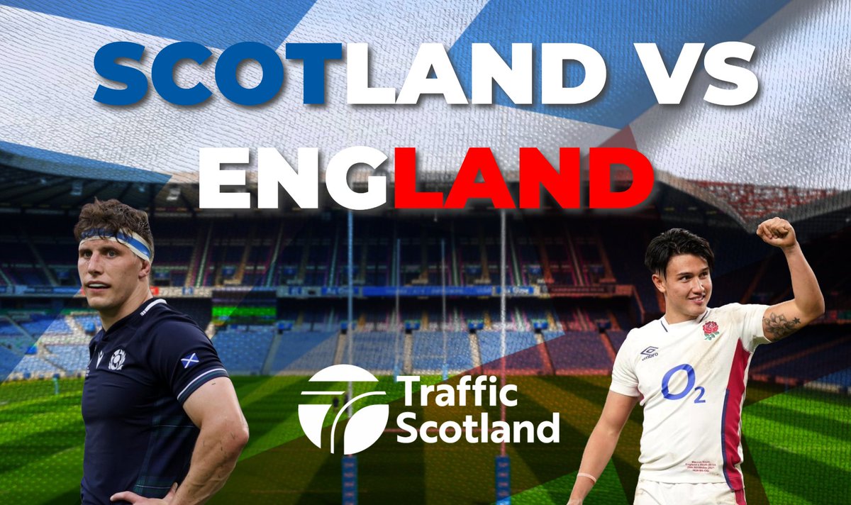 SIX NATIONS 2024🏉 Don't forget @Scotlandteam take on England tomorrow!💙 If you are heading to the game to plan ahead and consider alternative travel options🚆🚍 Check in with traffic.gov.scot before setting off! LETS GO SCOTLAND🎉