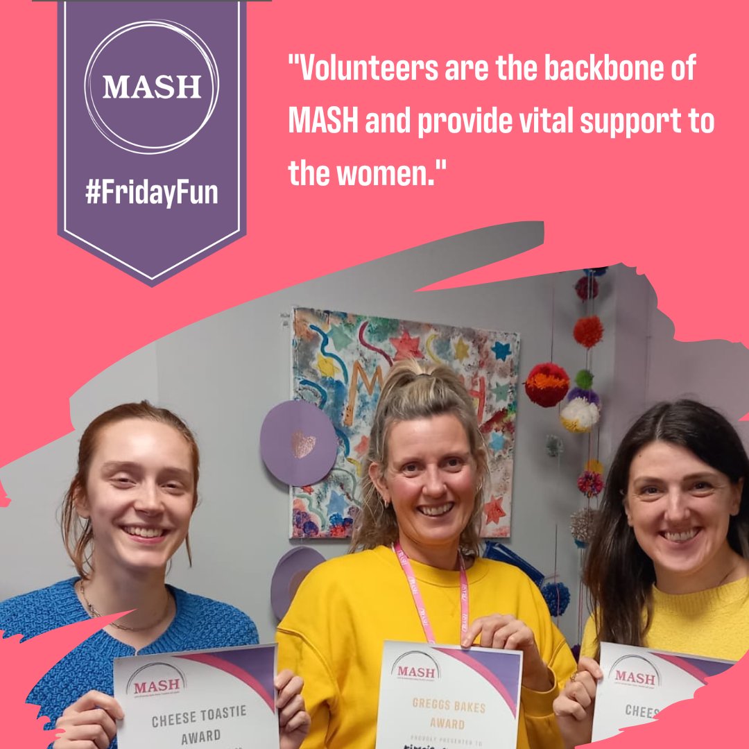 For #FridayFun we want to show off a lovely picture of our volunteers with their new certificates, as part of our award scheme. Pink Wafer Award = 6 months of service Cheese Toastie Award = 1 year of service Greggs Bakes Award = 2 years of service #Volunteers #Thanks #ThankYou